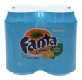 FANTA ΠΟΡΤΟΚΑΛΙ ΜΠΛΕ ΧΩΡΙΣ ΑΝΘΡΑΚΙΚΟ ΚΟΥΤΙ 4 X 330 ML